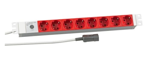 KOPP 691698K - Steckdosenleiste 8 x CEE7/3, C14 für USV