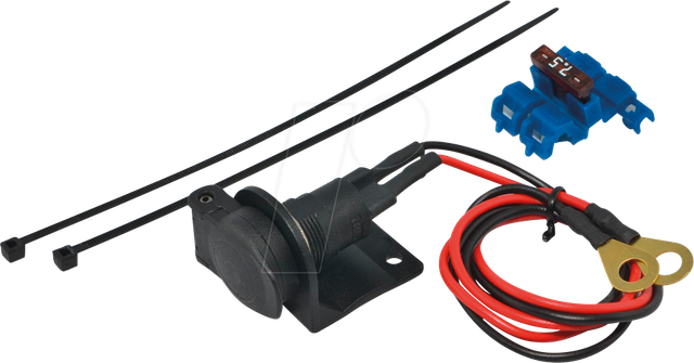 KRAD SD14 - Motorrad - DIN Steckdose, 4165, 12 V, 0,8 m