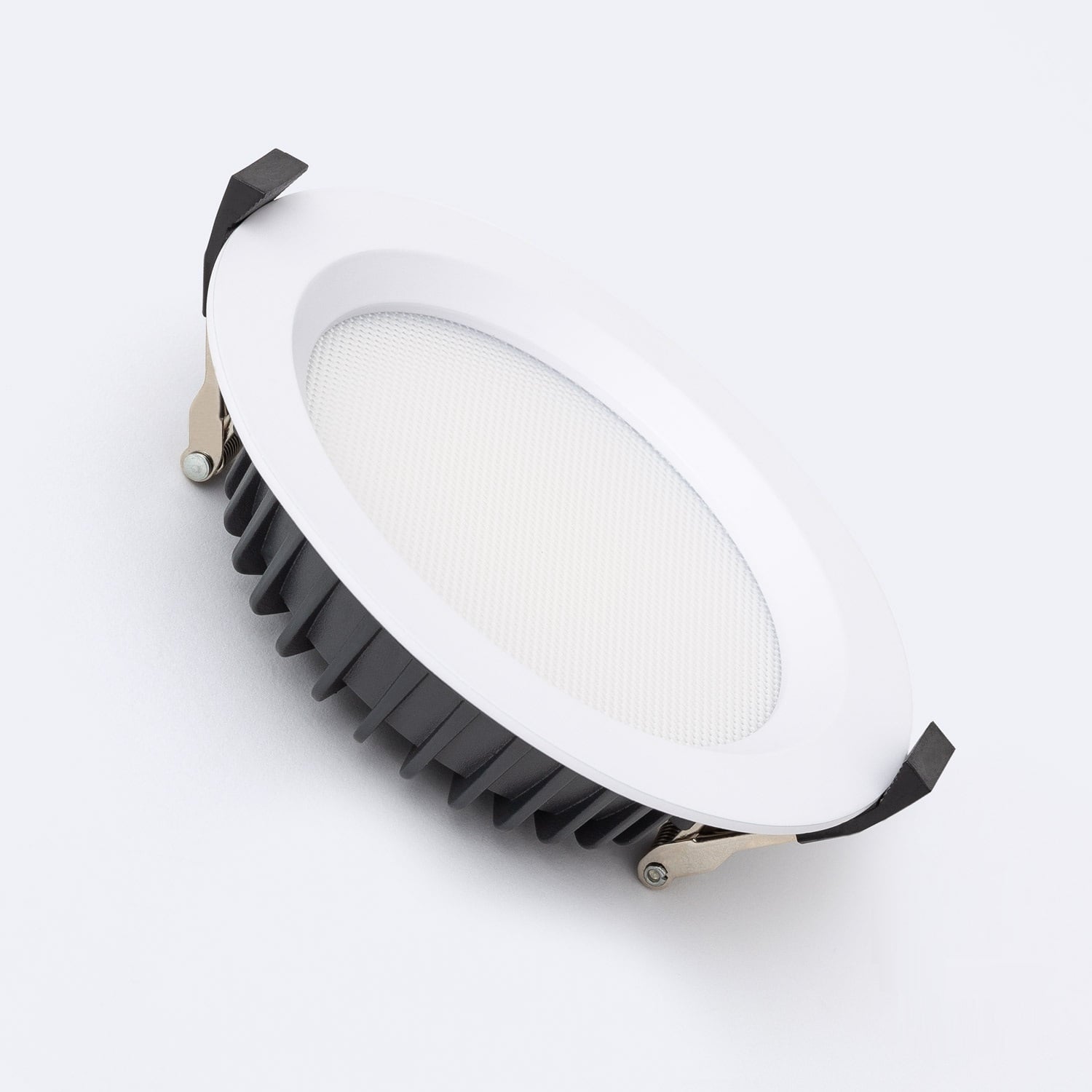 Led Downlight Einbaustrahler Rund Aero 130 Lm/w Mikroprismatisch Weiß 2700k Lifud Warmweiß 13 W 110 Mm