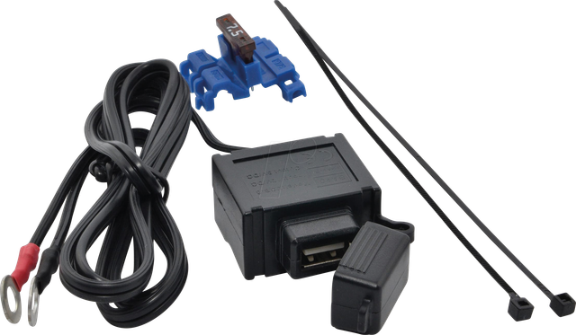 KRAD USB12 - Motorrad -Mini-USB-Bordsteckdose, 12 V/5 V, 2 A