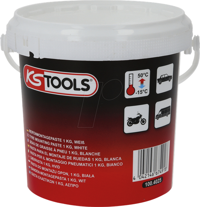 KS 100.4025 - Reifenmontagepaste 1 kg, weiß