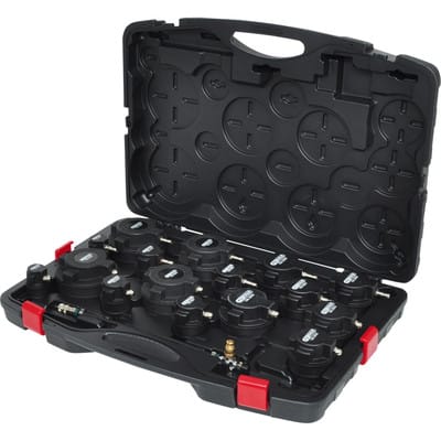 KS 150.2520 - Garage - Turbolader-Ladeluft-System-Prüfkoffer-Satz, 17-teilig