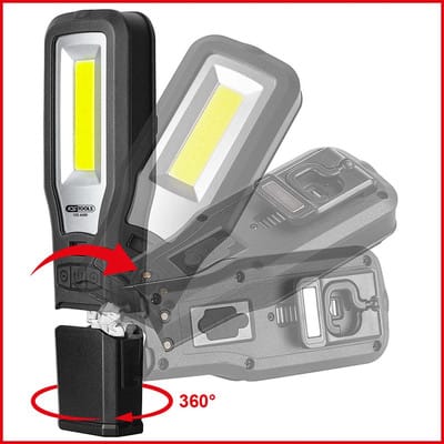 KS 150.4490 - Mobile Werkstatt-Handlampe, knickbar, 550 Lumen