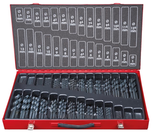 KS 330.1650 - HSS-R Spiralbohrer-Satz, 230-teilig, 1-13mm