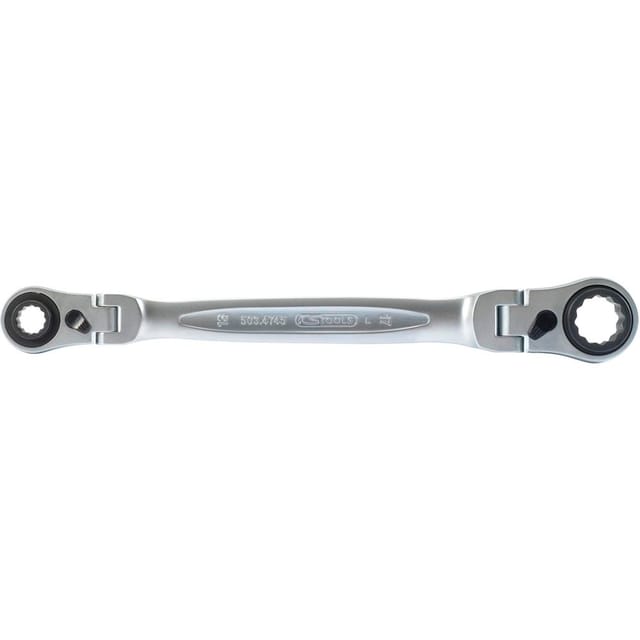 KS 503.4745 - Gelenk-Doppel-Ringschlüssel, 4in1