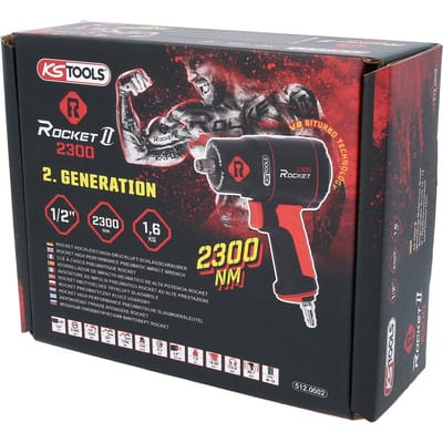 KS 512.0002 - 1/2'' ROCKET II Hochleistungs-Druckluft-Schlagschrauber 2.300 Nm