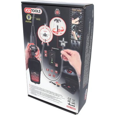 KS 550.7550 - HD-Videoskop-Satz mit Ø 3,9 mm 180° und 0°, 3-teilig