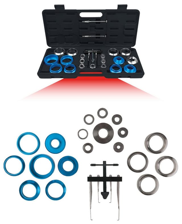 KS 7001280 - Wellendichtring und Simmerring Montagewerkzeug-Satz, 24-teilig
