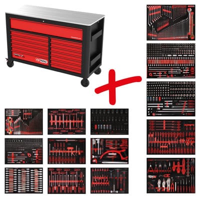 KS 845.14950 - Werkstattwagen Performanceplus P45, 14 Schubladen, 950 Werkzeuge