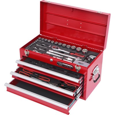 KS 911.0100 - 1/4''+1/2'' Werkzeug-Satz, 100-teilig