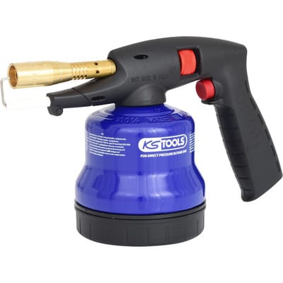KS 903.5905 - Universal-Kartuschenlötgerät mit Piezo-Zündung, blau