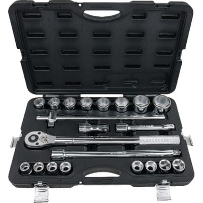 KS 911.0721 - 3/4'' Steckschlüssel-Satz, 21-teilig 6-kant