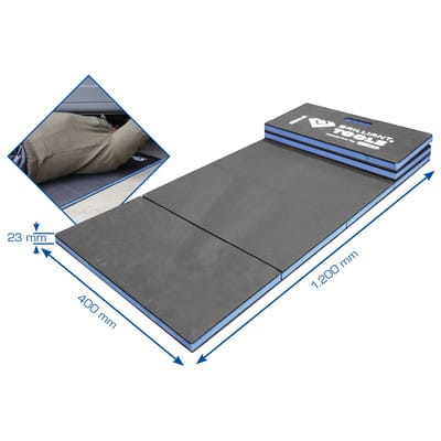 KS BT156920 - Faltbare Mechaniker-Schutzmatte, 1200 x 400 x 23 mm