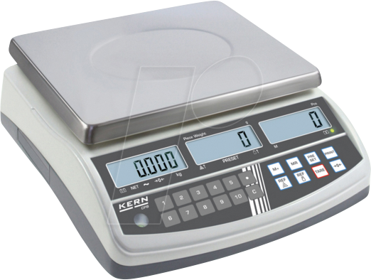 KS CPB 30K0.5N - Industriewaage, digital, 30 kg, Ablesbarkeit 0,0005 kg