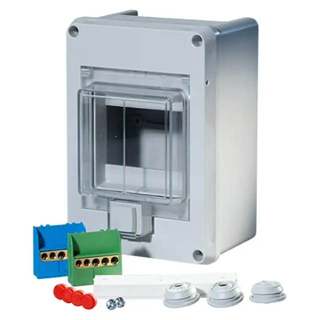 KV 04 WD KE - Verteiler, 4 Module, 1-reihig, Feuchtraum