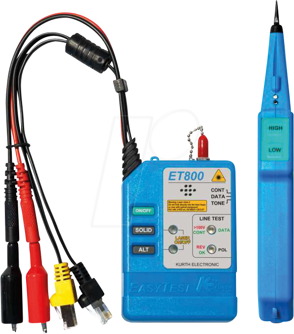 KURTH KE801 - KE801 - LWL-Kupfer Leitungssucher Kit
