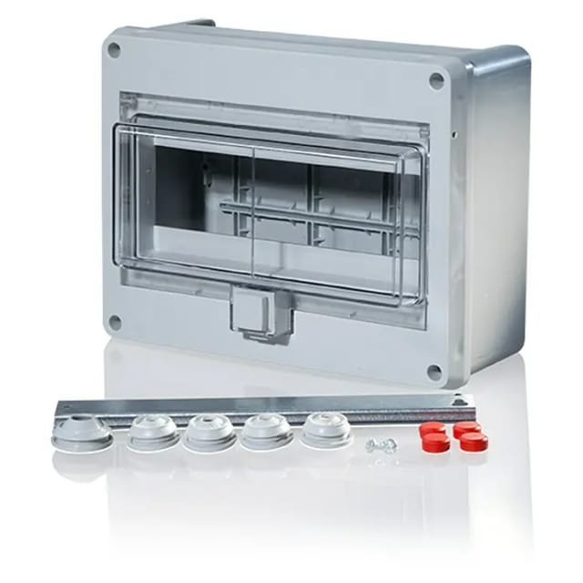 KV 10 WD KE - Verteiler, 10 Module, 1-reihig, Feuchtraum