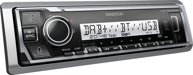 KW KMR-M508DAB - Digital Media Receiver Marine mit DAB+, USB, BT, Amazon Alexa