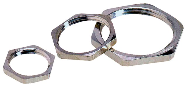 LAPP 52003530 - Gegenmutter, Sechskant, PG 16, SW 26 mm, silber