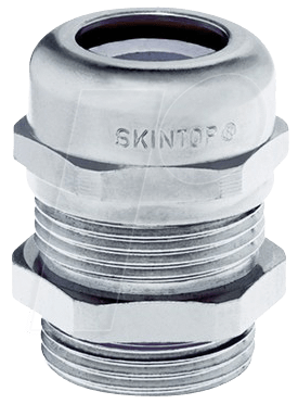 LAPP 53112100 - Kabelverschraubung, M 12 x 1,5, Ø 1 - 5 mm, silbergrau, IP69K