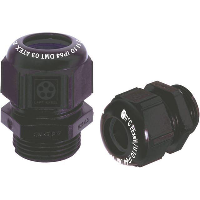 LAPP 54115225 - Kabelverschraubung, M 20 x 1,5, Ø 7 - 13 mm, schwarz, IP68