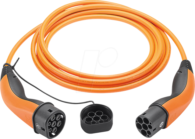 LAPP 65311 - Typ 2 Kabel, für E-Fahrzeuge, 22 kW, 32 A, 3 Phasen, 10 m, orang
