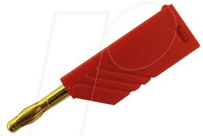 LAS N WS AU RT - Turmstecker, bis 1,5mm², rot, vergoldet
