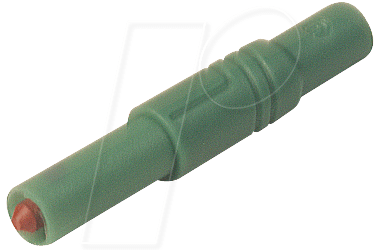 LAS S G GN - Sicherheitsstecker, 1000 V-CAT III, grün