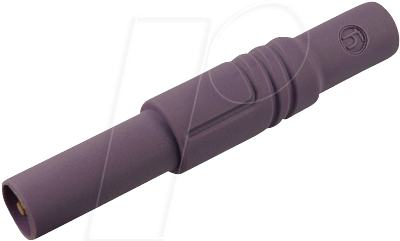 LAS S G VT - Sicherheitsstecker, 1000 V-CAT III, violett
