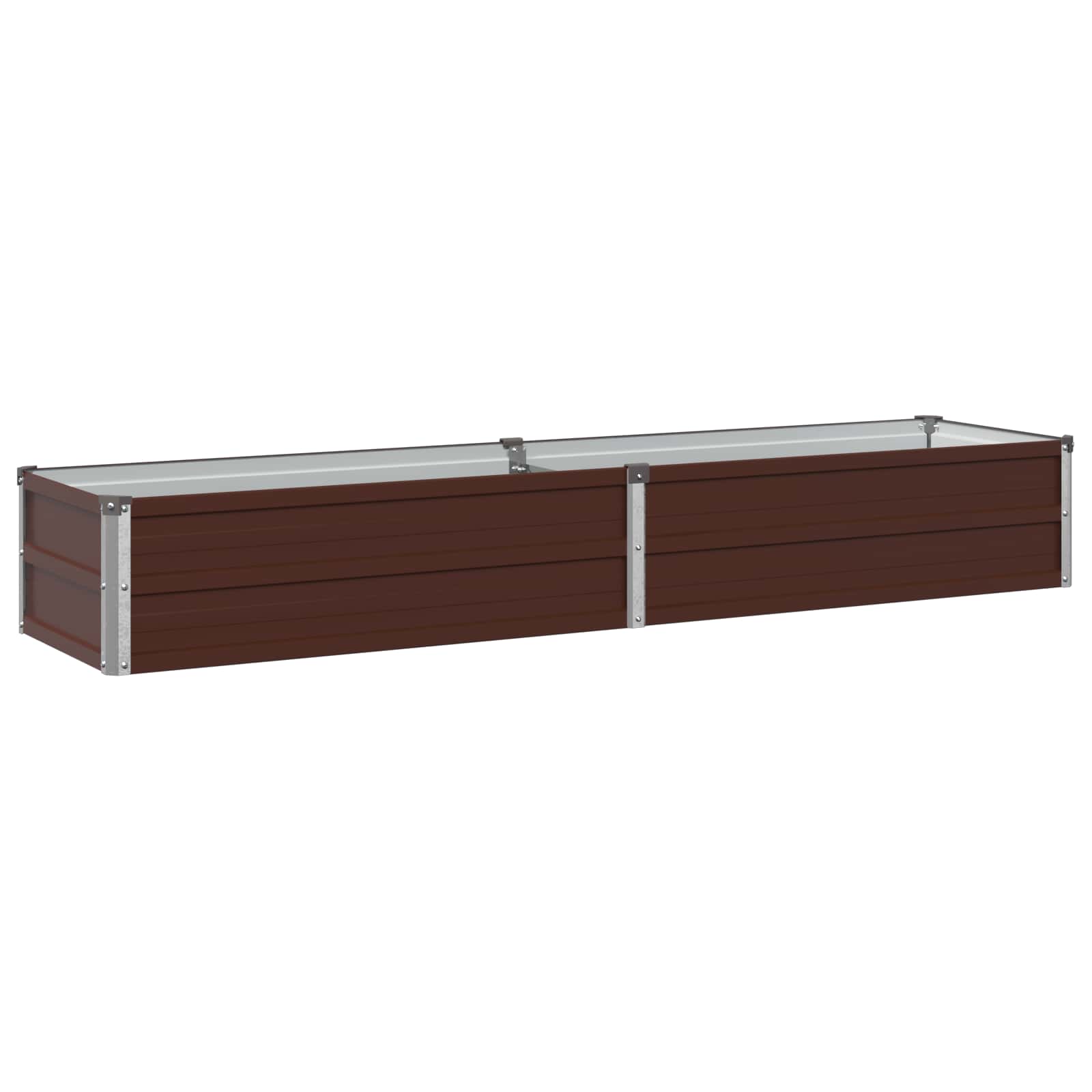 Hochbeet Im Garten Braun 160 X 40 X 24 Cm Kaltgewalzter Stahl Vidaxl