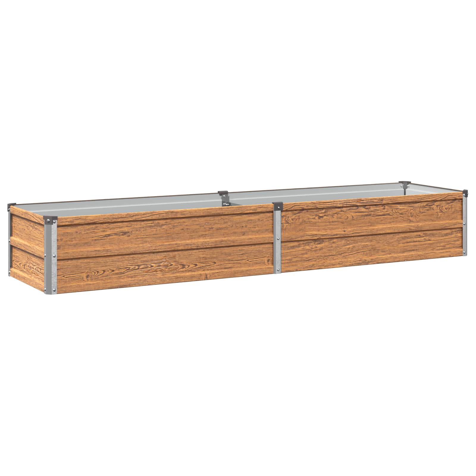 Hochbeet Im Garten Holz Braun 160 X 40 X 24 Cm Vidaxl