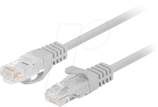 LBG 510CC0150S - Patchkabel RJ45 Cat.5e UTP 1,5 m grau