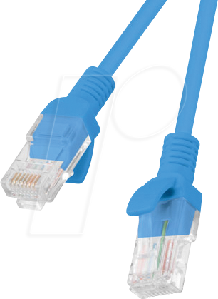 LBG 610CC0050B - Patchkabel RJ45 Cat.6 UTP 0,5 m blau