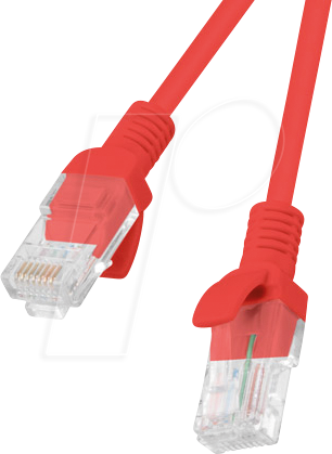 LBG 610CC0050R - Patchkabel RJ45 Cat.6 UTP 0,5 m rot