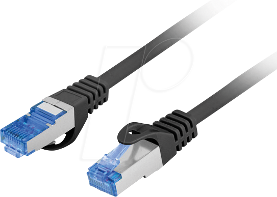 LBG 6A10CC0300BK - Patchkabel RJ45 Cat.6a S/FTP 3 m schwarz
