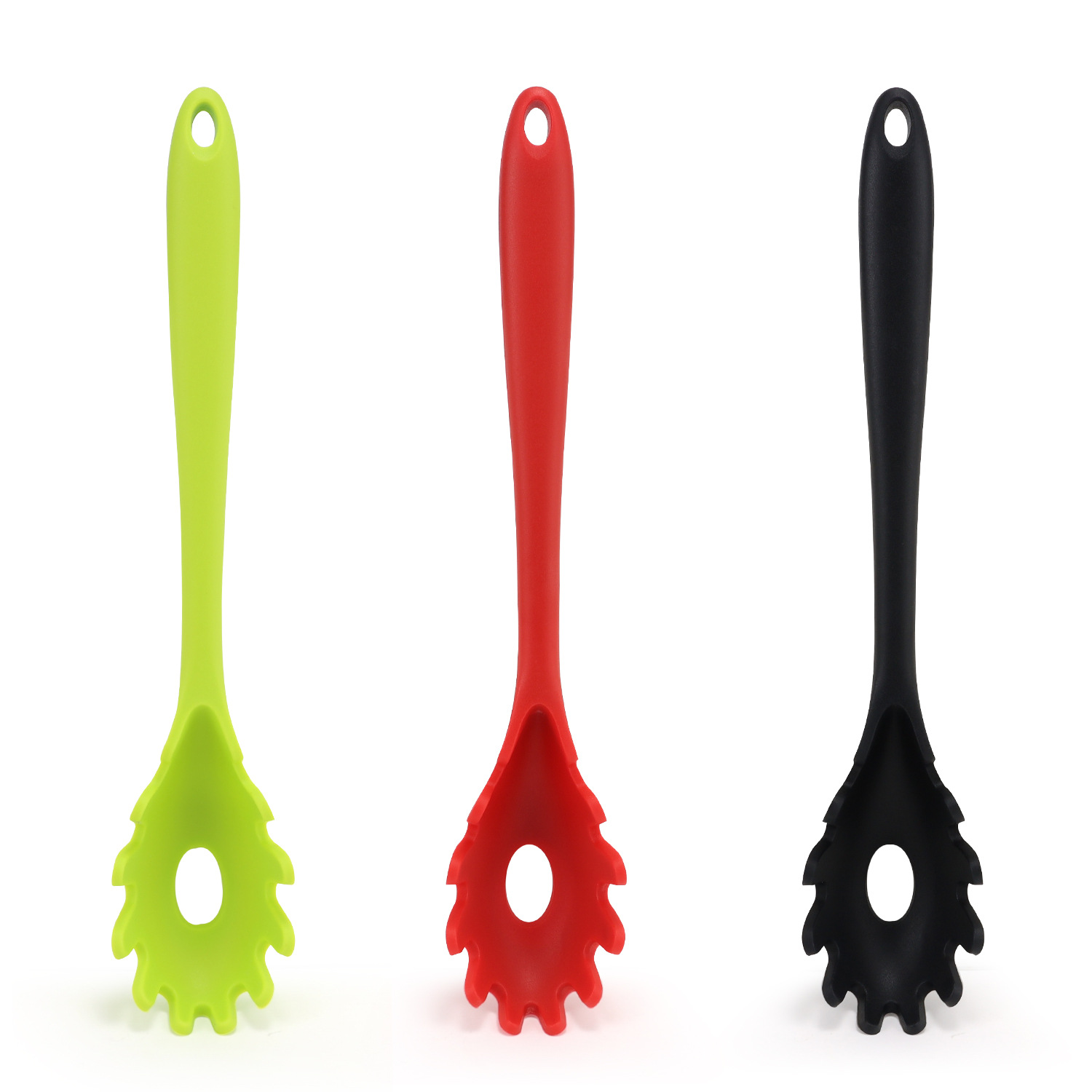 Hitzebeständiger Silikon-pastalöffel – All-in-one-küchenhelfer Für Instantnudeln, Lebensmittelecht-x