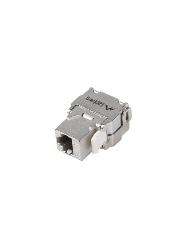 LBG KSFA2000 - Keystone Modul, RJ45 Cat.6a FTP 180° Buchse, silber