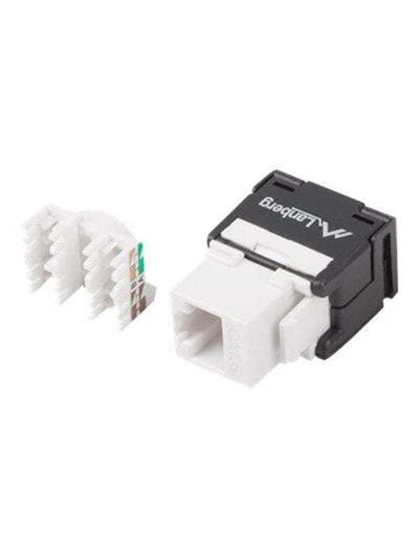 LBG KSU62000 - Keystone Modul, RJ45 Cat.6 UTP 180° Buchse, schwarz