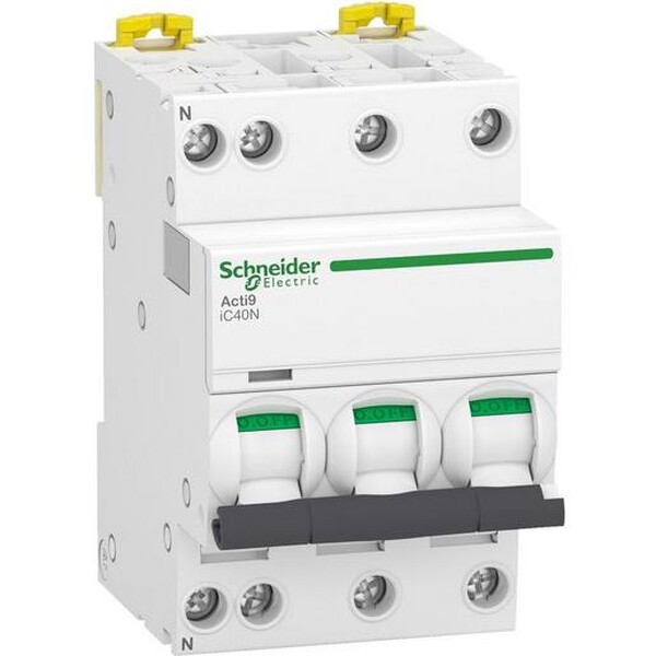 Schneider Electric A9 Ic40n 3pn B 25a 6000a/10ka (a9p44725)