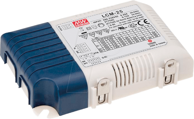 LCM-25DA - LED-Trafo, 18-25 W, 350/500/600/700/900/1050 mA, DALI