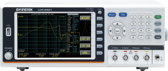 LCR-8201 - LCR-Meter, digital, 10 Hz - 1 MHz