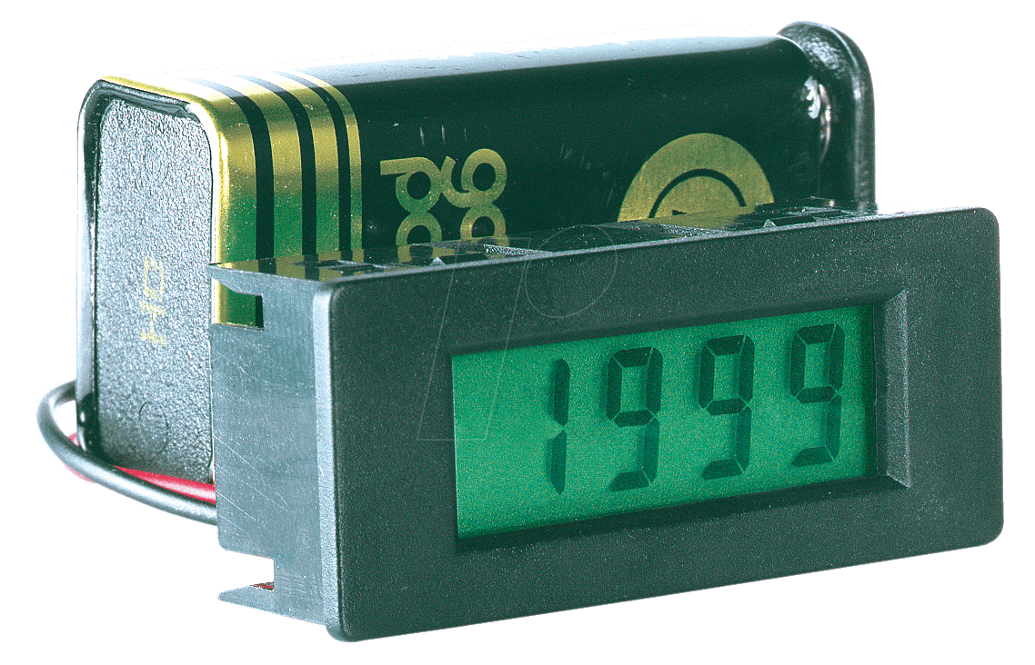 LDP 335 LCD - LCD-Einbaumodul, 3-1/2 stellig, 8mm, ohne Beleuchtung