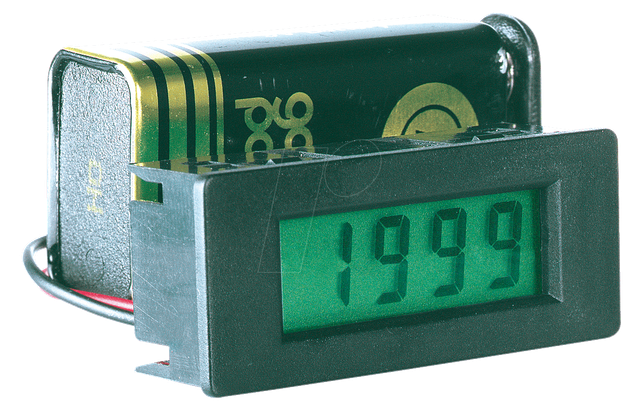 LDP 335 LCD - LCD-Einbaumodul, 3-1/2 stellig, 8mm, ohne Beleuchtung