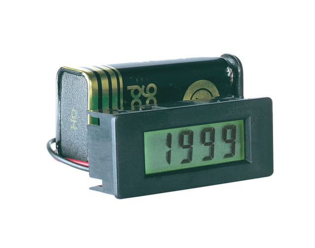 LDP 340 LCD - LCD-Einbaumodul, 3-1/2 stellig, 8mm, mit Beleuchtung
