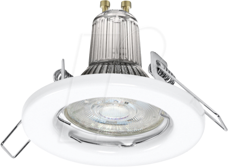 LDV 075611313 - Einbauleuchte Recess Downlight, GU10, 3x2,6 W, 2700 K, rund, wei