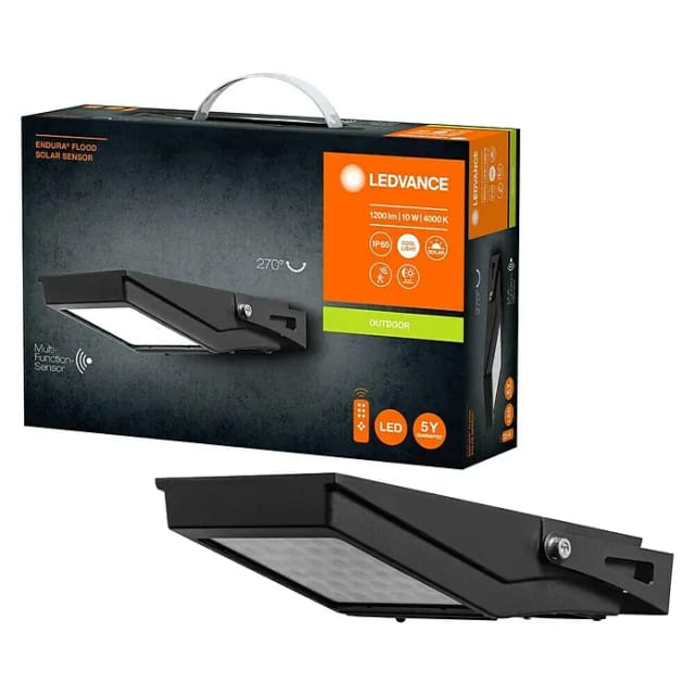 LDV 075762350 - LED-Solarleuchte, Flutlicht, ENDURA FLOOD SOLAR Sensor, 1200 lm