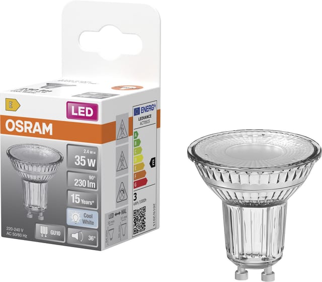 LDV 854458507 - LED-Lampe Star PAR 16 GU10, 2,4 W, 230 lm, 4000 K