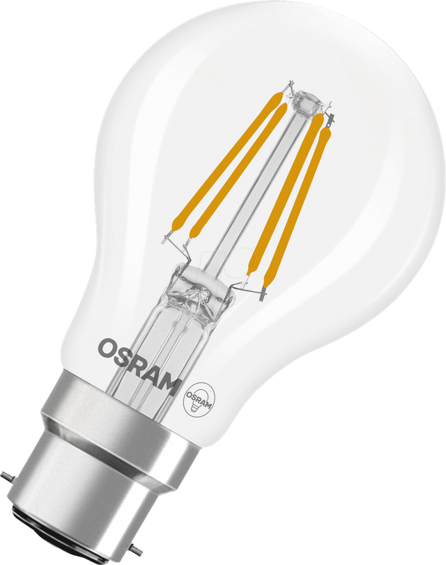 LDV 854466922 - LED-Lampe Star B22d, 3,4 W, 470 lm, 2700 K, Filament