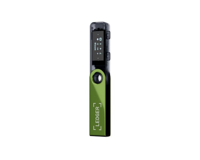 LEDGER SP GN - Krypto-Wallet, Nano S Plus, grün