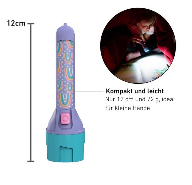LEDLENSER 502789 - Taschenlampe, Kidbeam4, 4 Color, lila